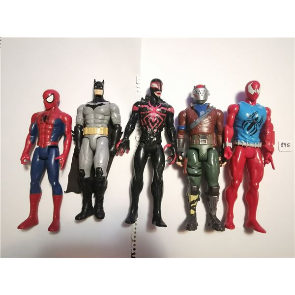 (5) Large Action Figures (11 Inch Tall)