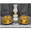 Image 1 : Royal Winton gold color 2 cups & saucers