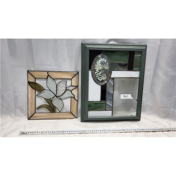 2 Stain glass pictures