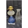 Image 2 : Beehive Blue , Coal oil lamp
