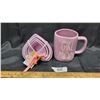 Image 2 : Rae Dunn, heart measuring cups & mug