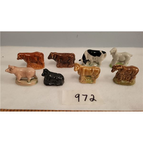 8 Wade farm related ornaments