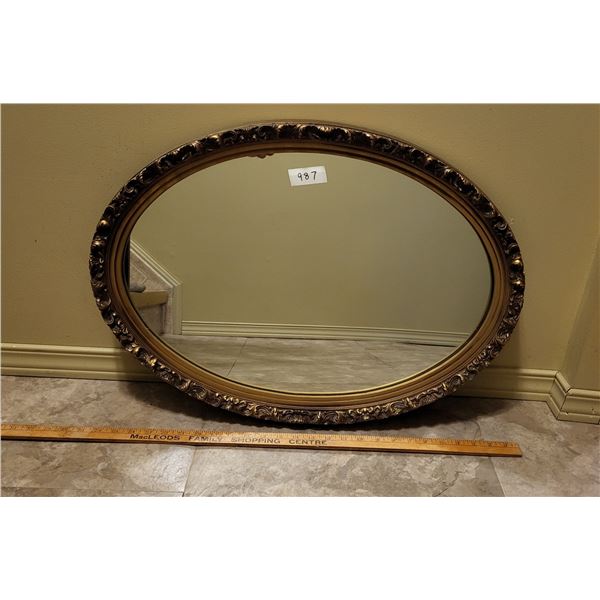 oval mirror 26" X 18"