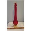 Image 1 : Amberina swag vase 21' TALL
