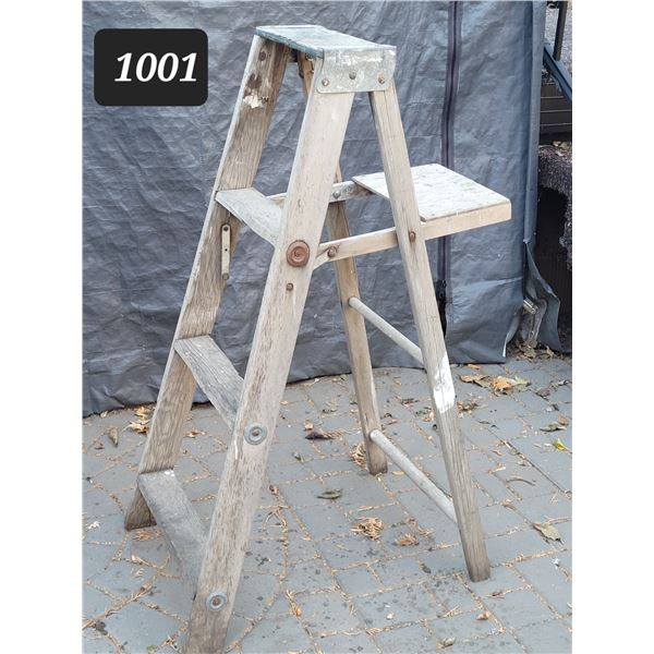 Small vintage  wood ladder