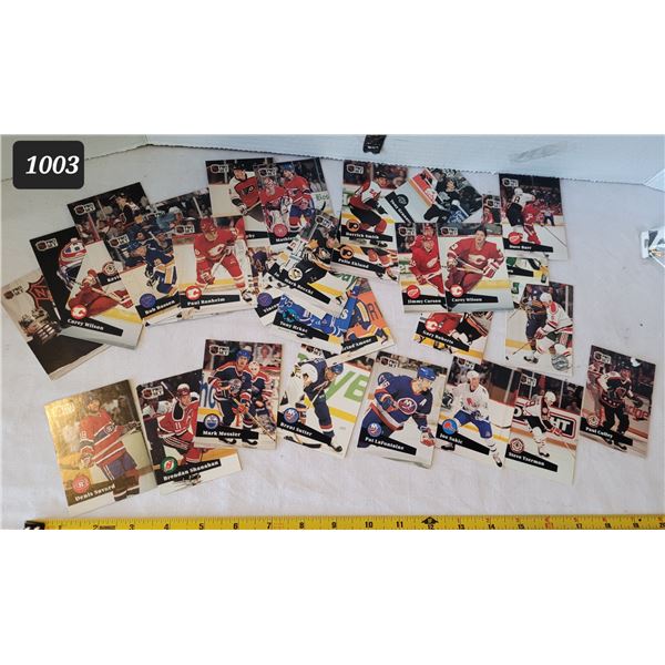 36 Pro Set  1991 hockey cards.