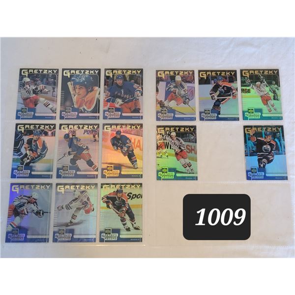 1999 Upper Deck Gretzky “For The Record” hockey cards.