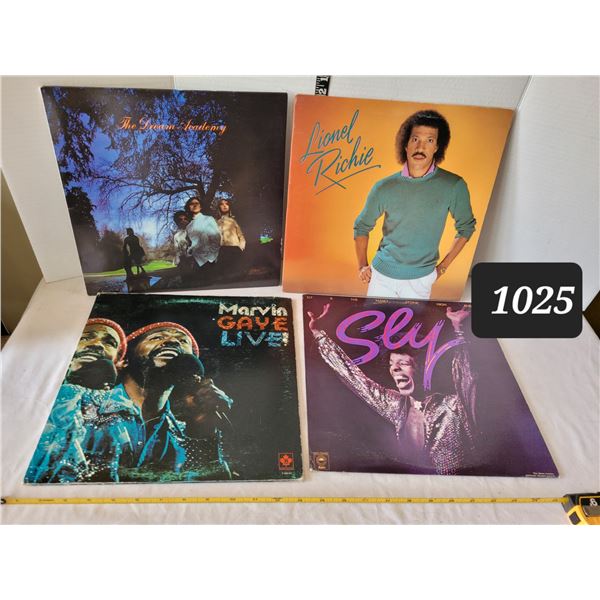 Vtg. LP's Dream Acadamy, Marvin Gaye, Lionel Richie & Sly.