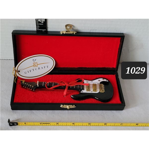 Gift Craft miniature collector guitar.