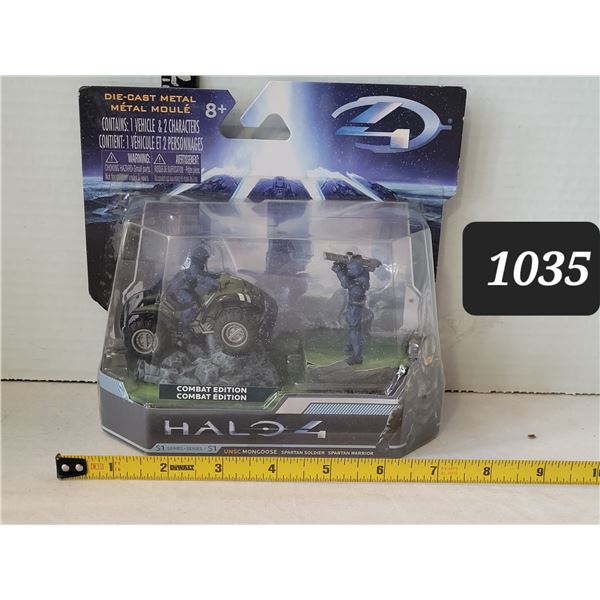 Jada, Halo 4 Combat edition, unopened die-cast Mongoose & 2 soldiers.