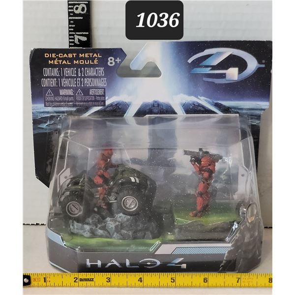 2012 Halo 4 unopened die-cast Mongoose & red soldiers