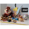 Image 1 : Disney collectable characters. Figurines, Plush Chipmunk, Teapot bank & keychain