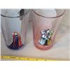 Image 2 : Collectable Disney female villain tinted beverage glasses. Evil Queen & Cruella de Vil