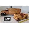 Image 1 : Schwans ice cream & fine foods wooden truck plus a wood Jeep.