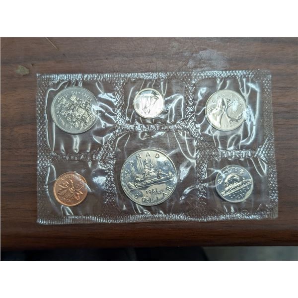 Royal Canadian Mint Collection Coin Set 1981