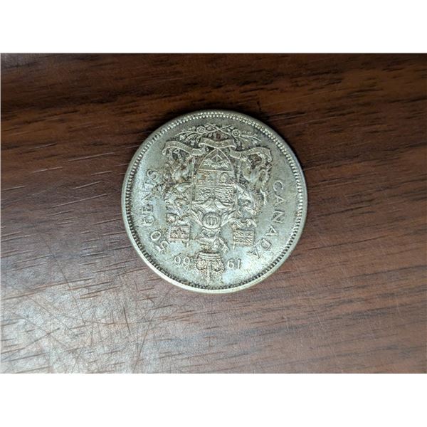 Canadian 1966 50 Cent Coin
