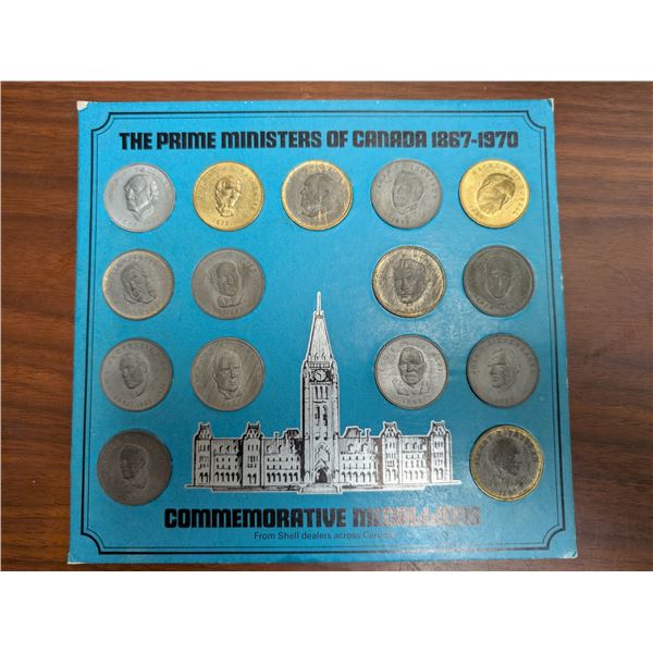 The Prime Ministers of Canada 1867-1970 Commemorative Medallion Collection