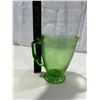 Image 2 : Vintage Hazel Atlas Depression Glass Atlas water pitcher (Florentine pattern)