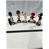 5 baseball bobble heads