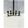 5 baseball bobble heads