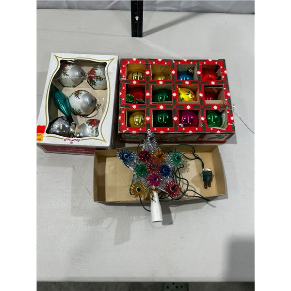 Vintage Christmas decorations