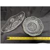 Image 2 : Lot of Various Glass Food Trays and Crystal Basket Design