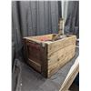 Image 5 : Vintage Wood Crate w/ Vintage Misc. Items