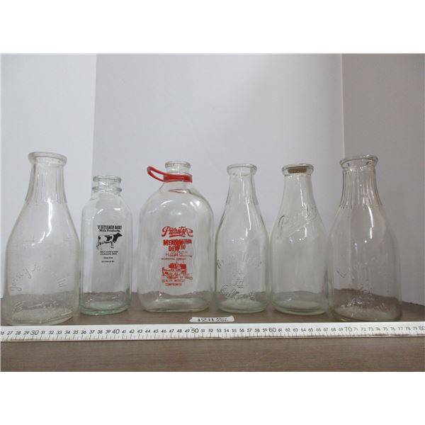Lot of Milk Bottles