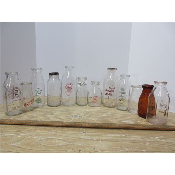 Lot of Milk Bottles