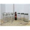 Image 1 : Lot of Sealer Jars and 1 Orange Crush Bottle