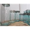Image 3 : Lot of Sealer Jars (bluish in Color)
