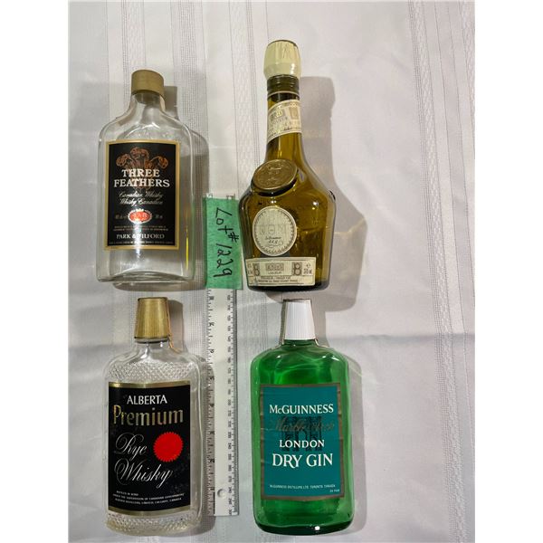 Glass Liquor Misc. Bottles