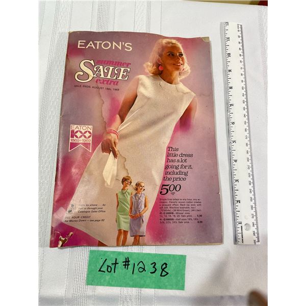 Eatons Catalogue Sale Ends Aug. 18, 1969