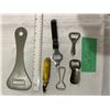 (1) Stryro Container of Misc. bottle openers
