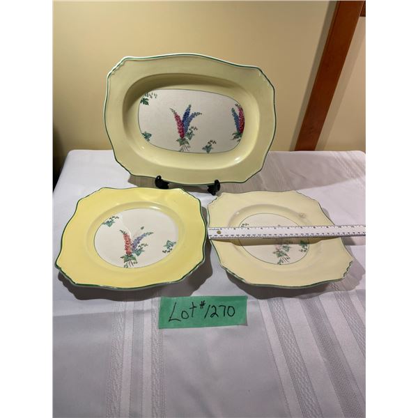 Lilac Patter China Plates (Royal Denby)