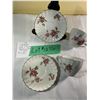 Set of teacups and saucers made in England