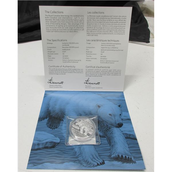 $50 Fine Silver dollar