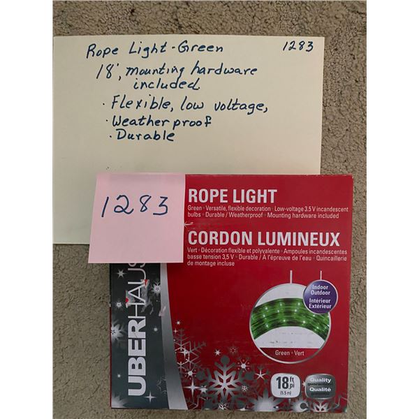 Rope Ligh – Green, 18 Feet