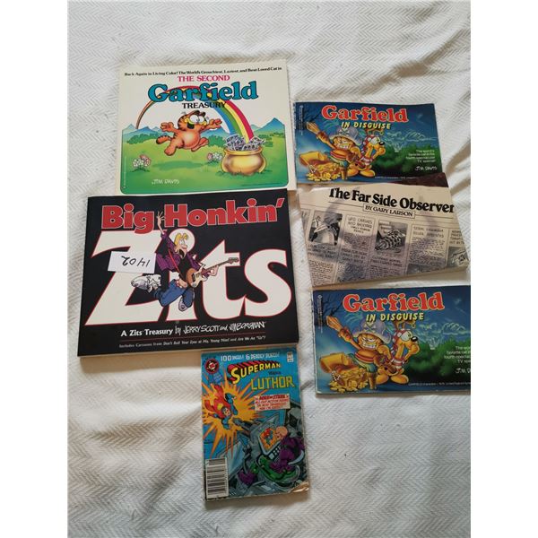 Big Horn in Garfield Superman Cartoon Books