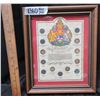 Image 1 : Canadian Dime Collection- Framed