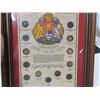 Image 3 : Canadian Dime Collection- Framed