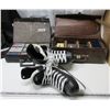 Image 1 : 2 boxes of Music Cassette Tapes and Bauer- Nexus Ice Skates (size 44 Euro)