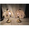 Image 2 : 2 Decorative Glass light Lamps (working)