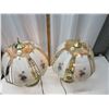 Image 5 : 2 Decorative Glass light Lamps (working)