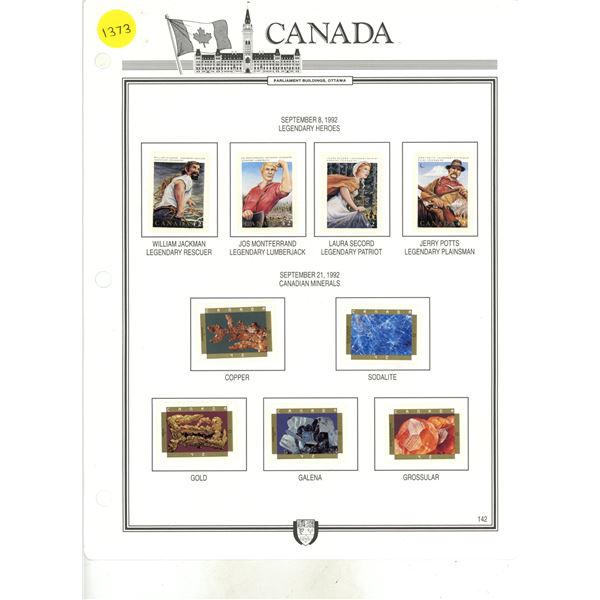 Four Page of High Grade Stamps.