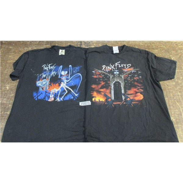 2 Pink Floyd Printed Tshirt (size XL)