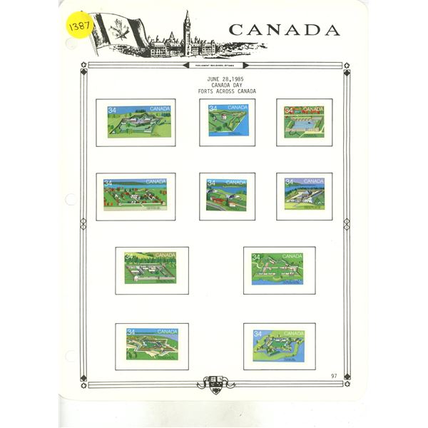 Four Page of High Grade Stamps.