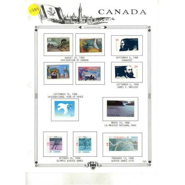 Four Page of High Grade Stamps.