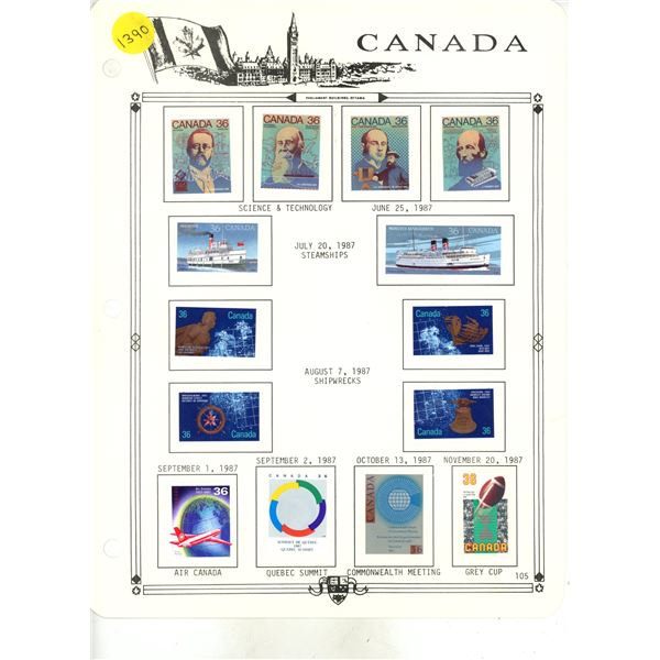 Four Page of High Grade Stamps.