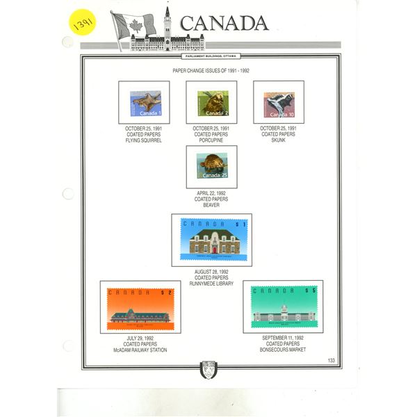 Four Page of High Grade Stamps.